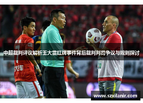 中超裁判评议解析王大雷红牌事件背后裁判判罚争议与规则探讨