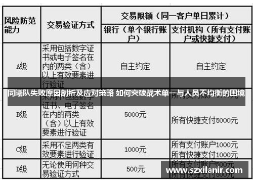 同曦队失败原因剖析及应对策略 如何突破战术单一与人员不均衡的困境